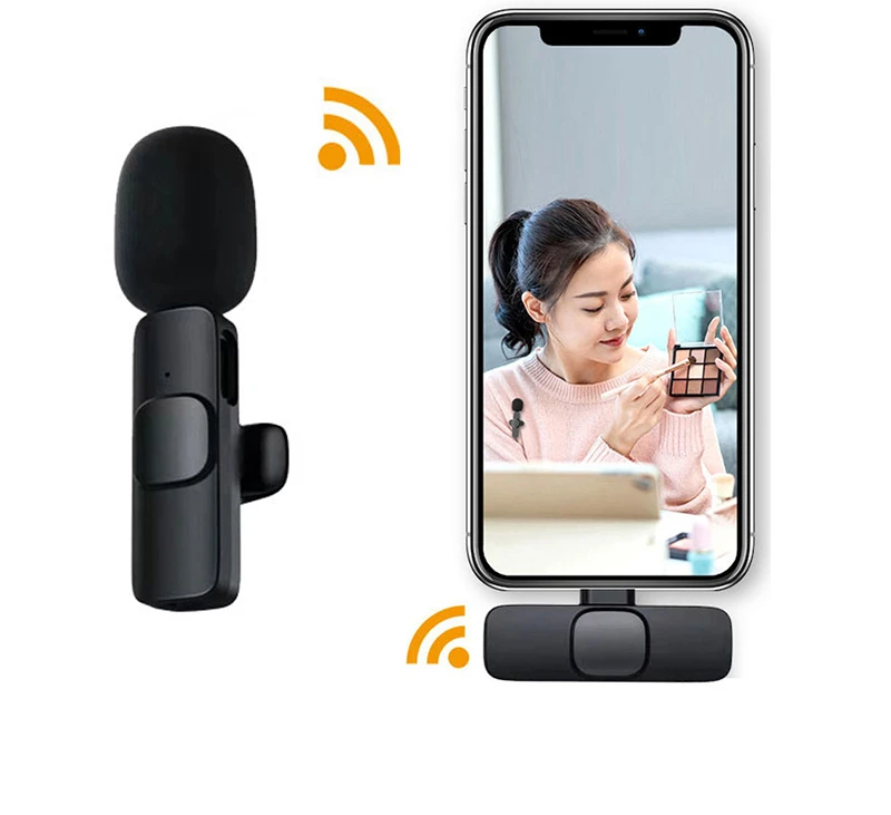 

Lavalier Microphone Portable Audio Video Recording Mic For IPhone Android Live Game Mobile Phone Live Broadcast