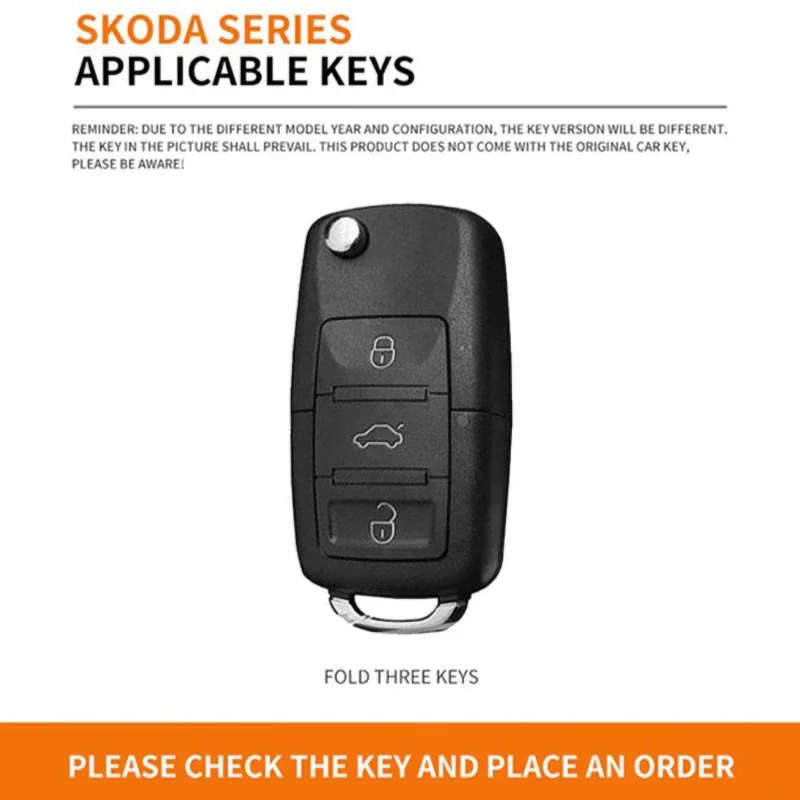 Zinc Alloy Car Remote Key Case For Skoda Superb 1 2 3 Remote Control Protector For Škoda Superb Car Key Holder Car Accessories — view 6