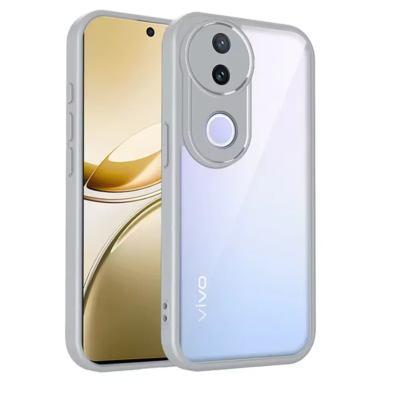 Enhanced Shockproof Silicon Bumper Case with Clear Matte Back Cover