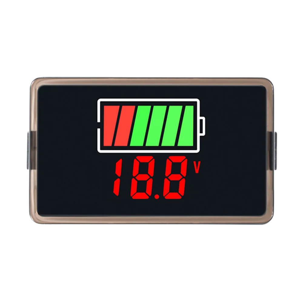 DC 8-30V Batteriekapazitätsanzeige Digitales Voltmeter Spannungsmessgerät LED-Anzeige und USB für Solarbatterie-Monitor-Panel – Detail 13