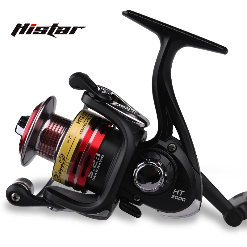 1000 Size Metal Line Cup and Spool 10 Sealed Ball Bear 5.4:1 Gear Ration Freshwater Spinning Reel with Two Handle and Line Cup