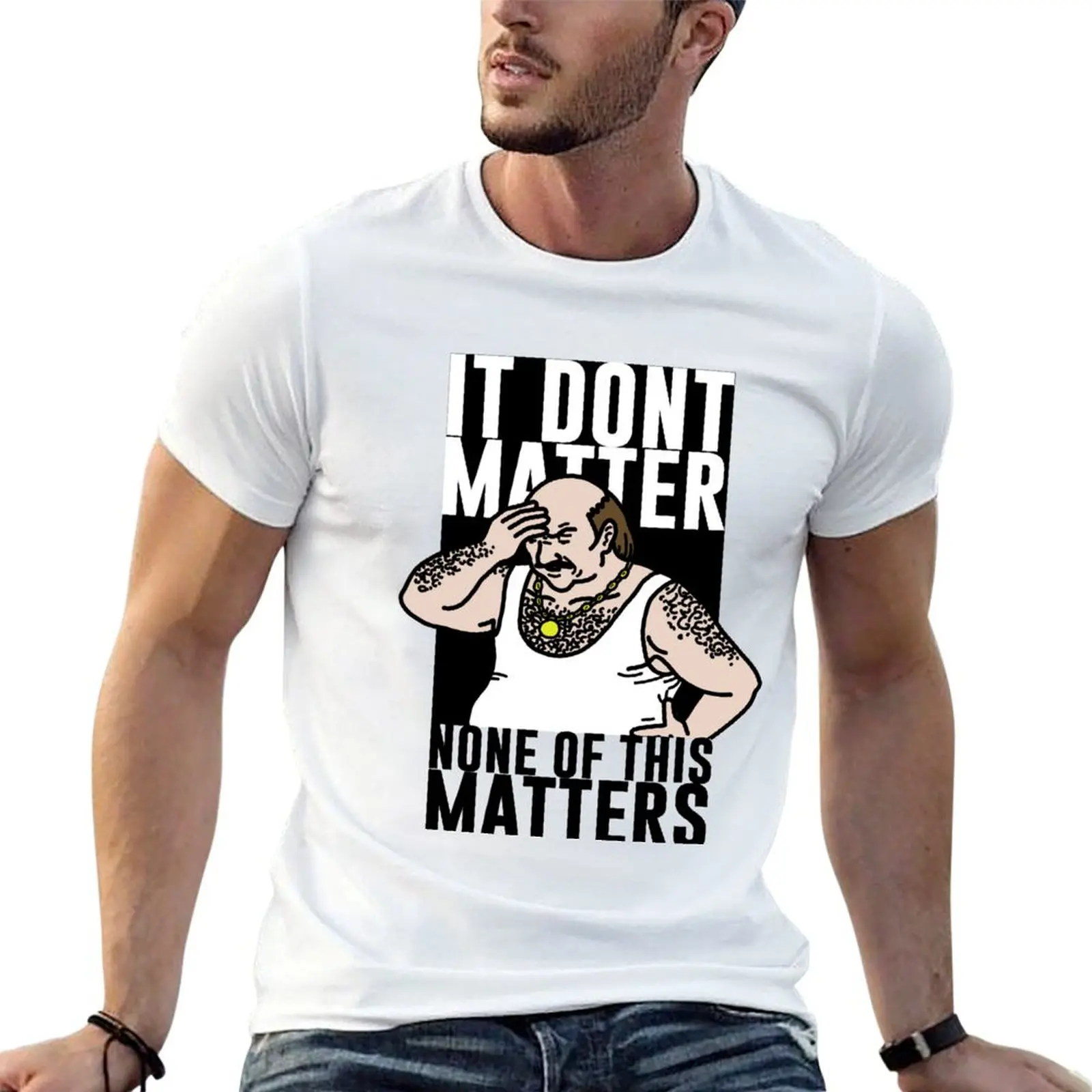 

Это не имеет значения Футболка с принтом животных для мальчиков простые заготовки аниме облегающие футболки для мужчин