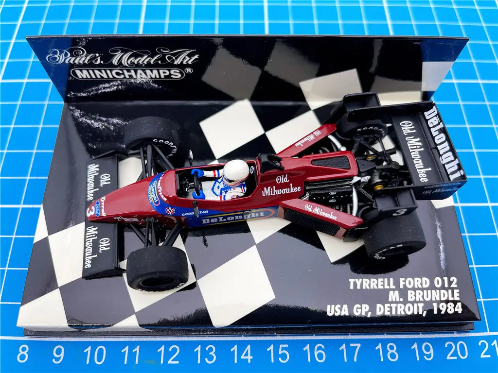 

Minichamps 1:43 F1 012 1984 Brundle Simulation Limited Edition Resin Metal Static Car Model Toy Gift