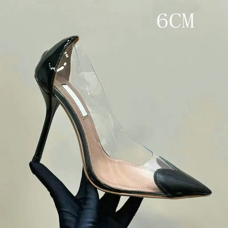 Black 6cm heel