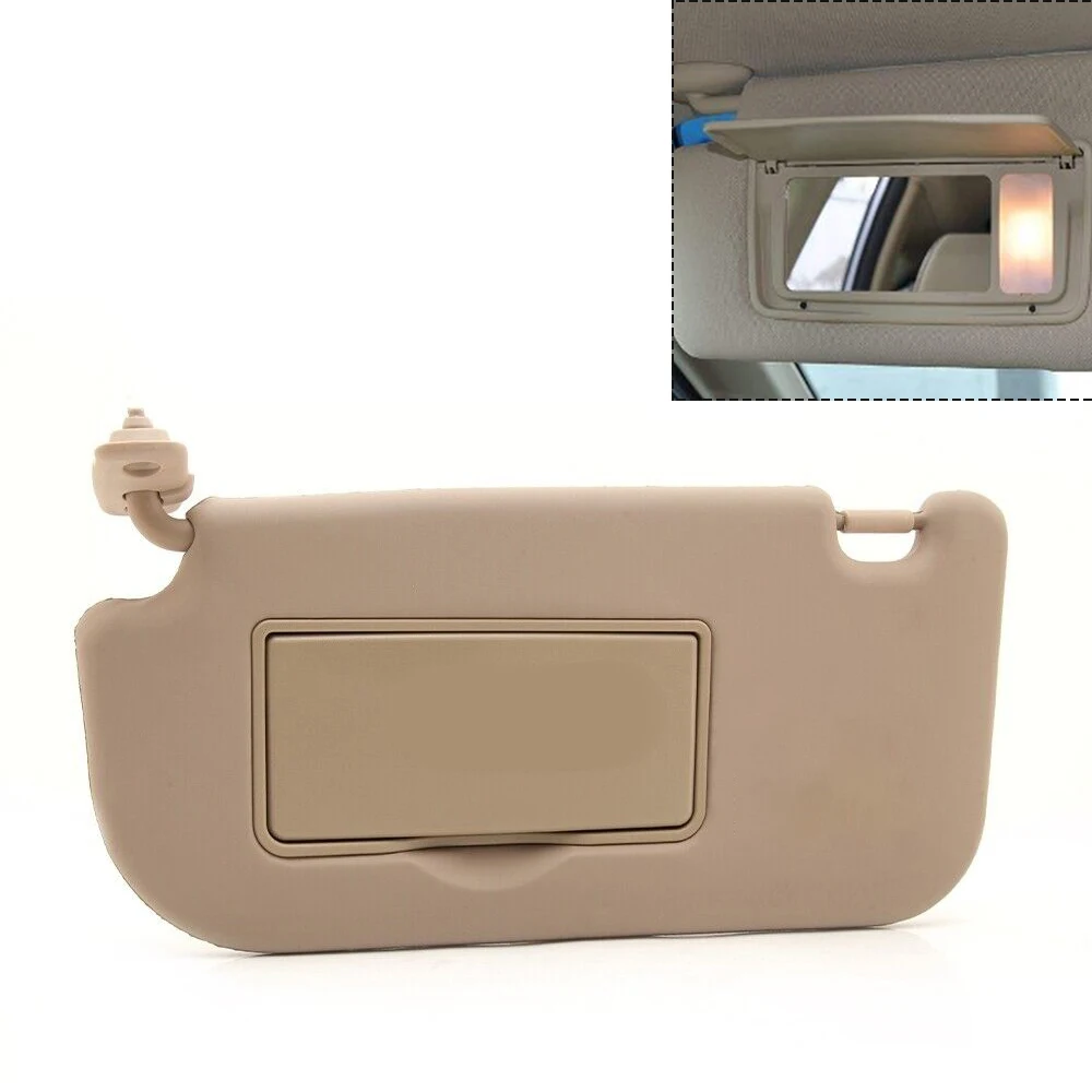 

Auto Beige Front Left Driver Side Sun Visor Makeup Mirror For Kia Sportage 04-10 Front Interior Sunvisor Vanity Mirror
