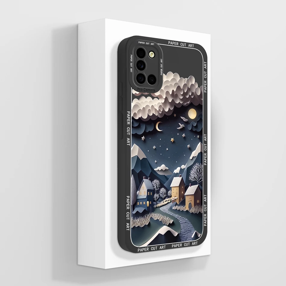 Aesthetic Soft Silicone Phone Case with Full Protection and Anti-Shock Design