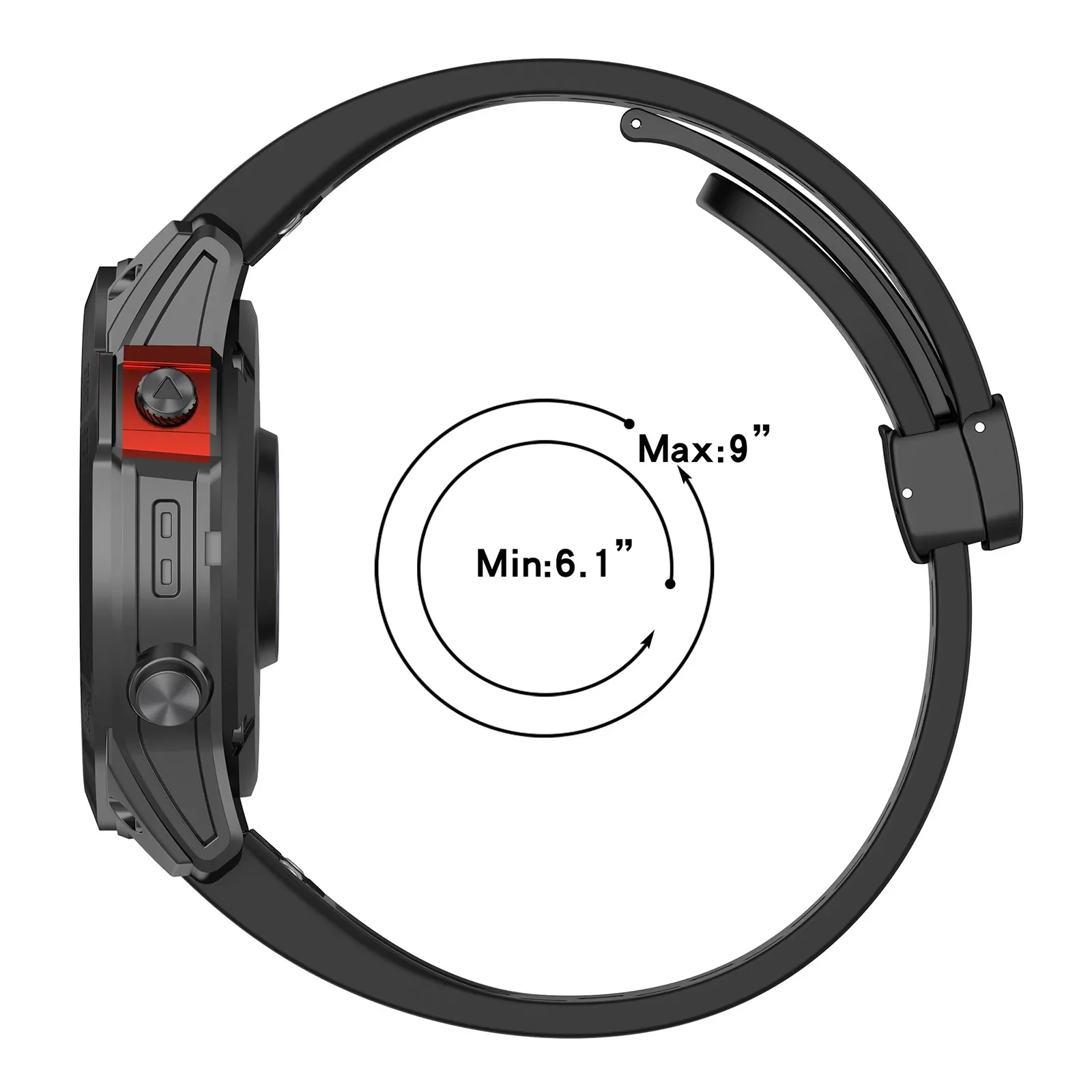 가민 스트랩 워치용 퀵 핏 실리콘 스마트 워치, 포러너 945 손목 밴드, 22mm, 26mm, Fenix 6, 6X, 6XPro, 7, 7X, 5, 5s, 5X, 5XPlus, 3