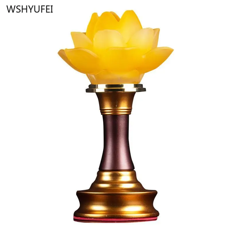 

1 pc 110v-220v Plug in glass lamp Buddhist supplies Temple Association home decoration pray for auspiciousness Ensuring safety