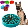 Pet Dog Slow Feeder Bowl Fun Non Slip Anti-Gulping Slower Food Feeding Dishes Eco Dog Bowl for Large Medium Small Dogs Puppy 1