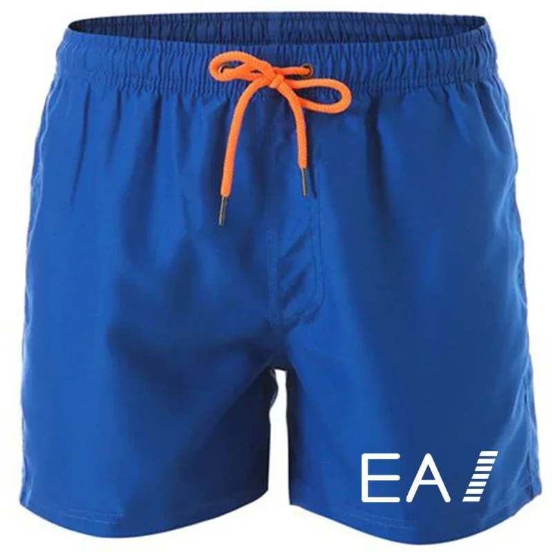 2025 new quality summer men's casual beach swimming shorts + breathable and comfortable quick-drying swimsuit surf pants 4
