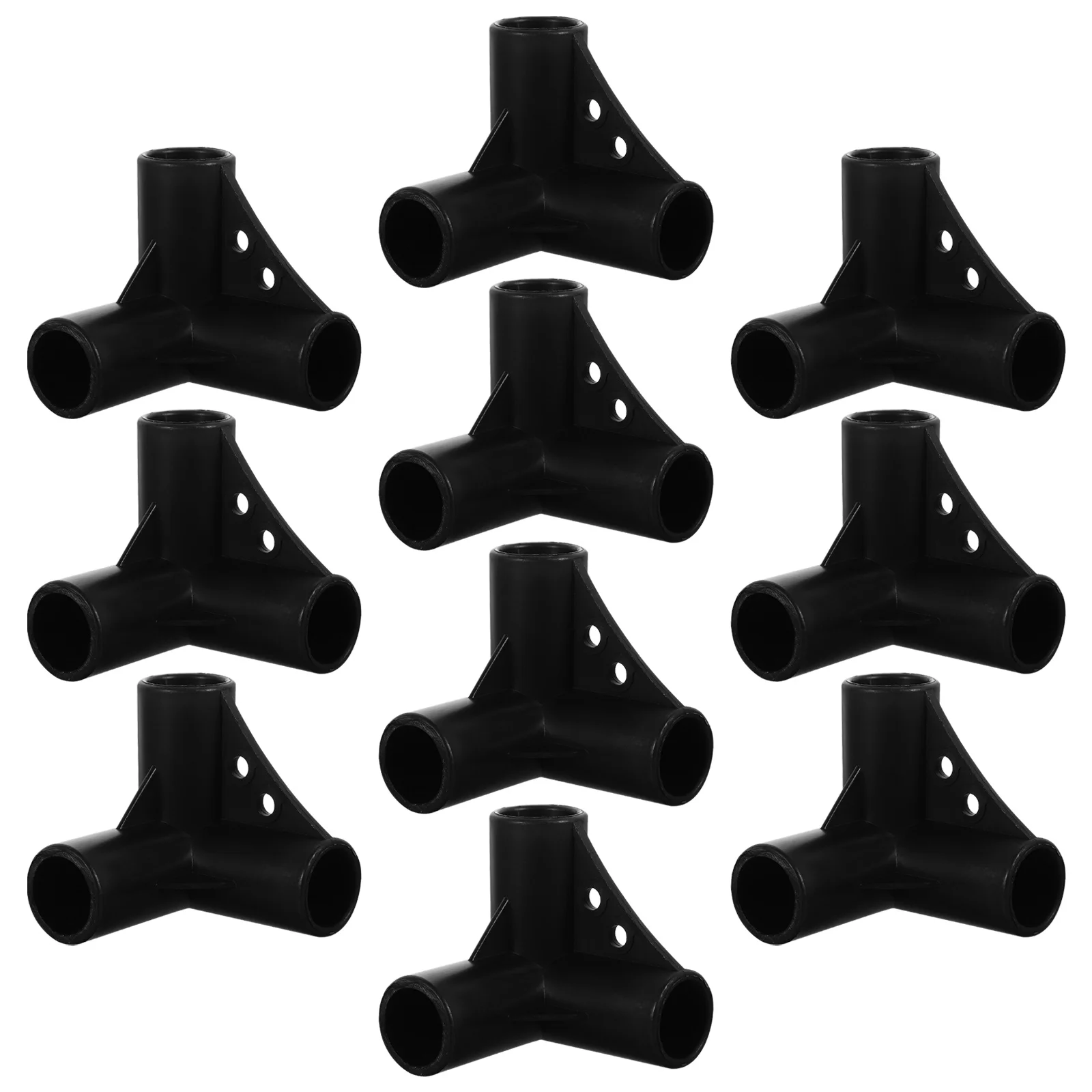 Garden Cages Corner Connector 10 PCS Three-Way Connectors Overmolding No Leak Hose 3