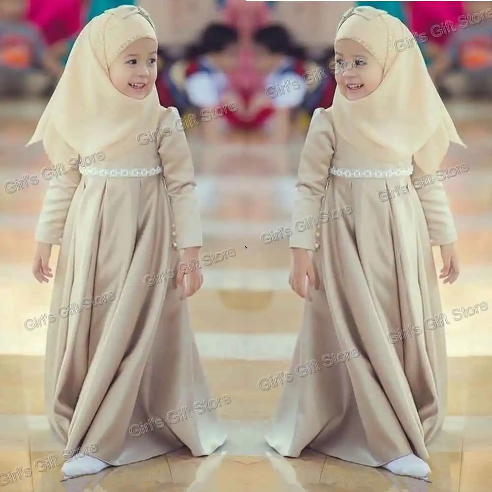 muslim-satin-small-o-neck-flower-girl-dresses-long-sleeve-baby-birthday-dress-winter-lantern-girls-custom-prom-gowns