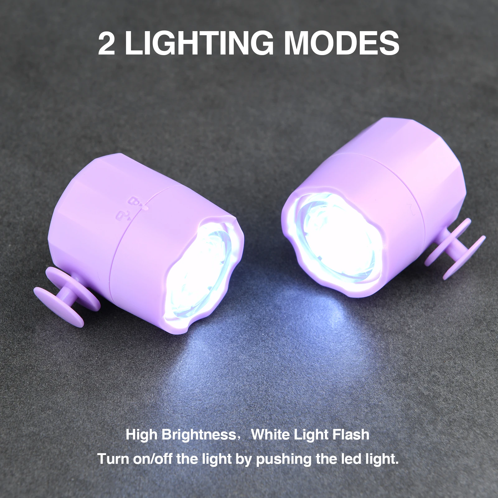 Mafiti Croc Lichter – 2 Stück Schuh-Scheinwerfer Für Crocs | IPX5 Wasserdicht | 3 Lichtmodi | Typ-C Ladung