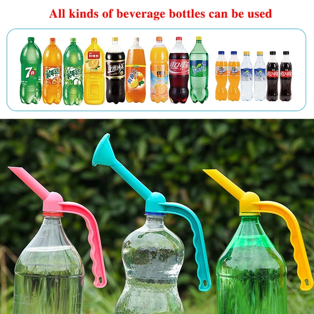 Regadera portátil de doble uso para plantas de jardinería, botella rociadora de agua, regadera superior, regadera de ducha, riego de plántulas - Imagen 3