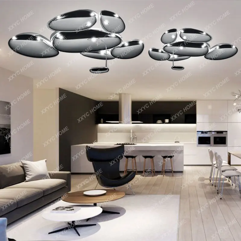 

Modern LED Cobblestone Ceiling Chandeliers for Living Room Dining Bedroom Ceiling Lights Home Decor Lustre Suspension Luminaire