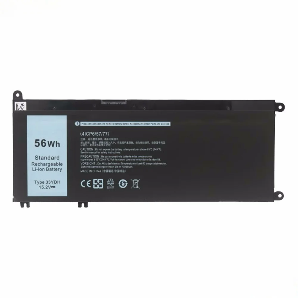 

Новый аккумулятор 33YDH 56WH 15,2 в для ноутбука Dell Inspiron 17 7773 7778 7779 7786 15 7588 Vostro 7577 7570 7580 Series P30E 99NF2 PVH
