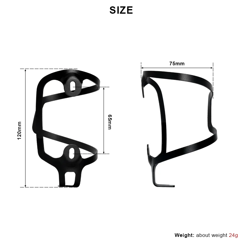 Bicycle Water Bottle Cage Bicycle Bottle Holder Water Bottle Holder Bicycle Bottle Cages Aluminium Alloy Lightweight Bike Bottle Holder Outdoor Sport Riding Drink Kettle Rack Cycling Accessories