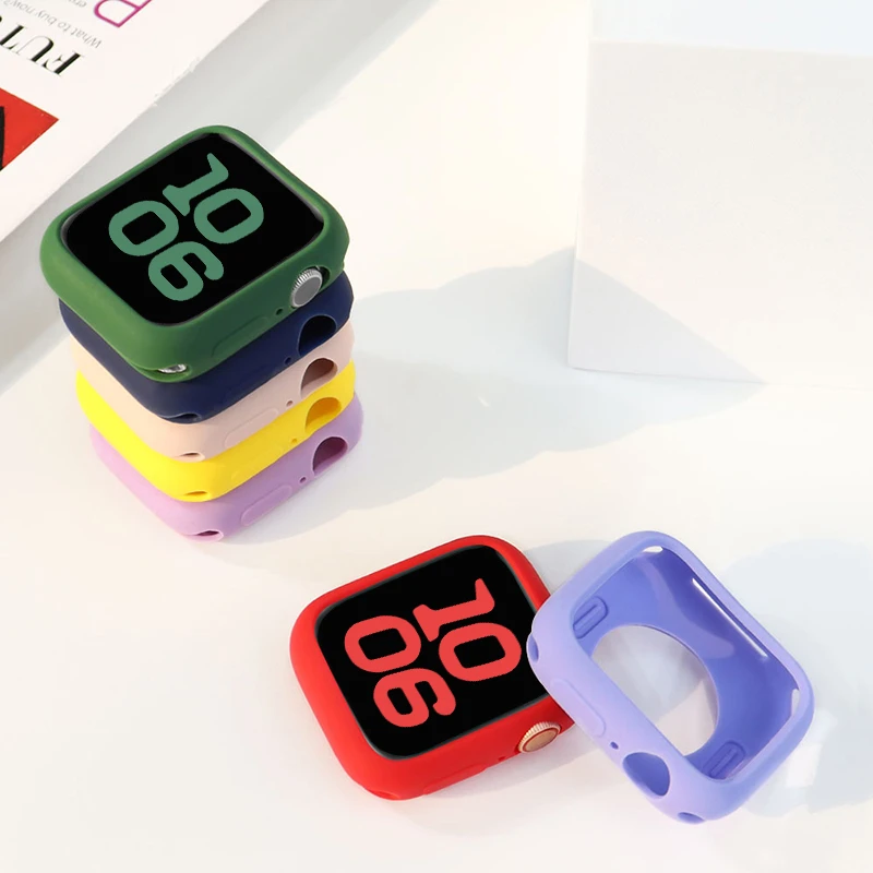 Premium Silicone Protective Case for Smartwatch - Durable Bumper Cover & Accessory Shield