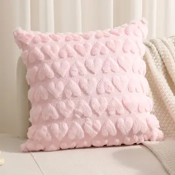 Alternative view of Between the Lines Heart Pillow Cover