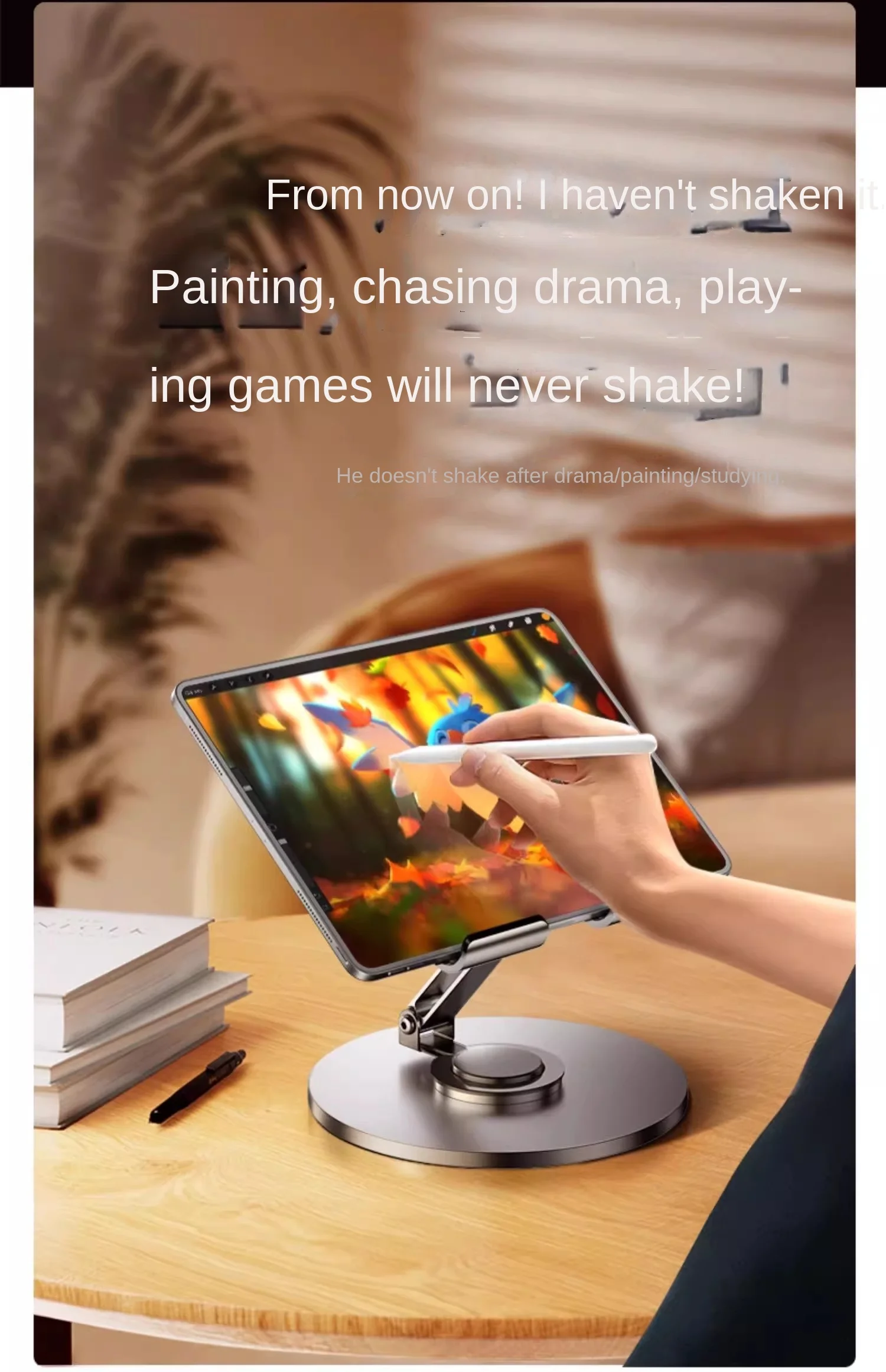 Soporte plegable para teléfono móvil y tableta, soporte ajustable de aleación de aluminio para escritorio, para iPhone, 