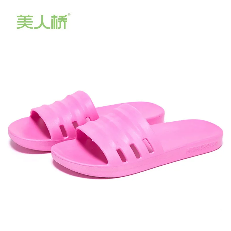 

Home slippers summer non-slip bathroom slippers female indoor drag a flip flop 805