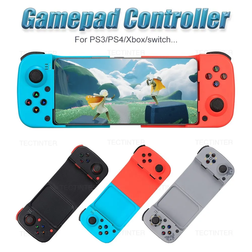 Unleash Your Gaming Potential with the D3 Bluetooth Extensible Wireless Controller for Mobile, Android, PUBG Switch, PS4, PS3, PC, and IOS
