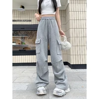 American Drawstring Design Cargo Pants Women Fashion Hip-hop Streetwear Woman Trousers New 2024 Summer All-match Cargo Pants - Image 6