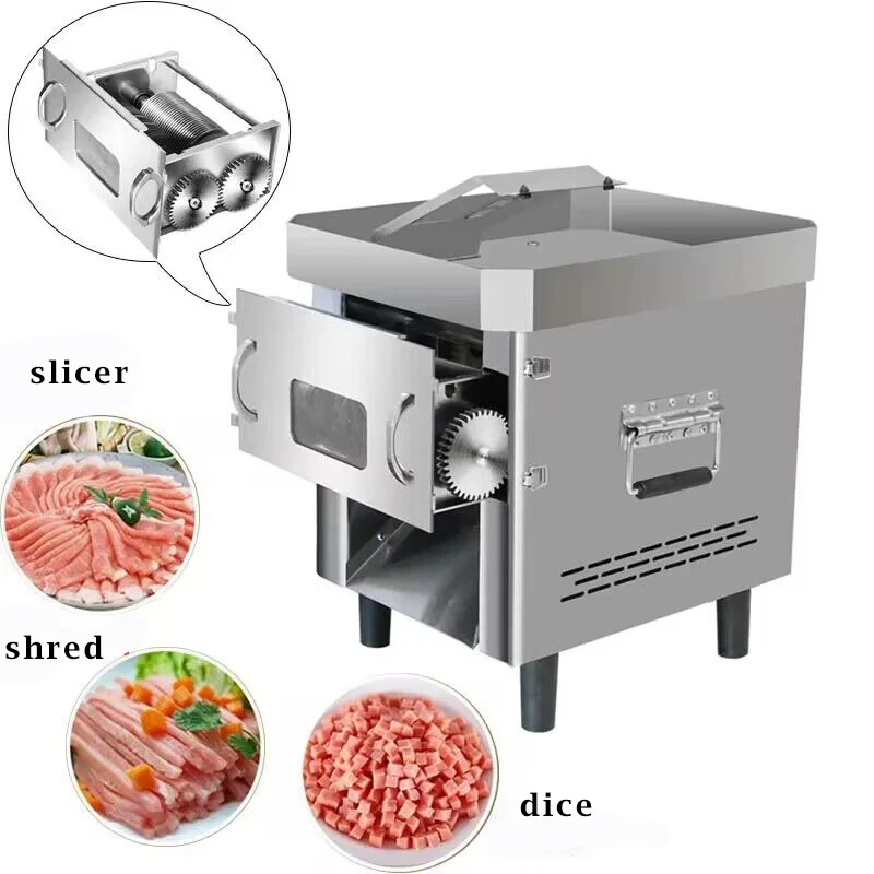 

Electric Meat Cutter Household Stainless Steel Automatic Vegetable Cutter 110V-220VHome Electric Potato Slicer