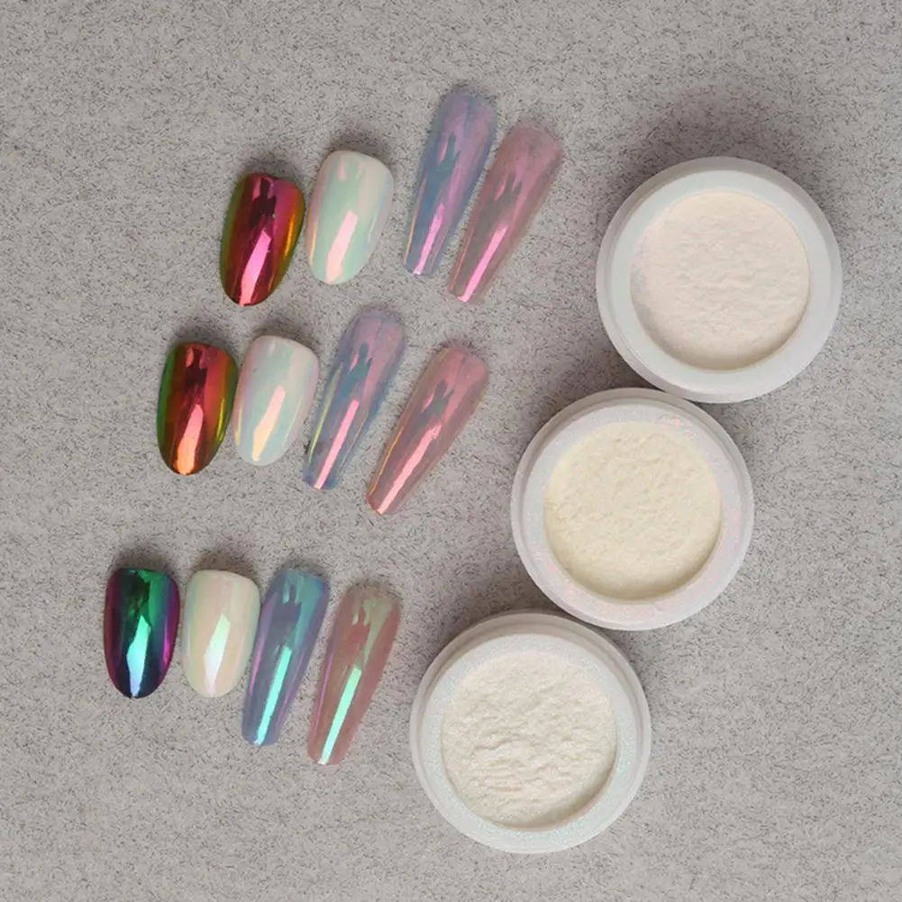 11 Color Moonlight Nail Glitter Chameleon Powder Bright Mirror Effect for Manicure Nail Art Design Pigment Dust