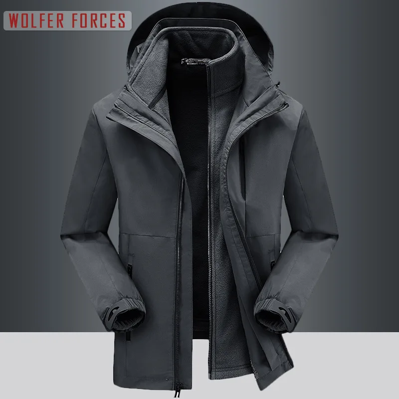 Jacket Man Brand Hooded Jacket Casual Techwear Mountaineering Retro Withzipper Bomber Cardigan Sports Camping Sport