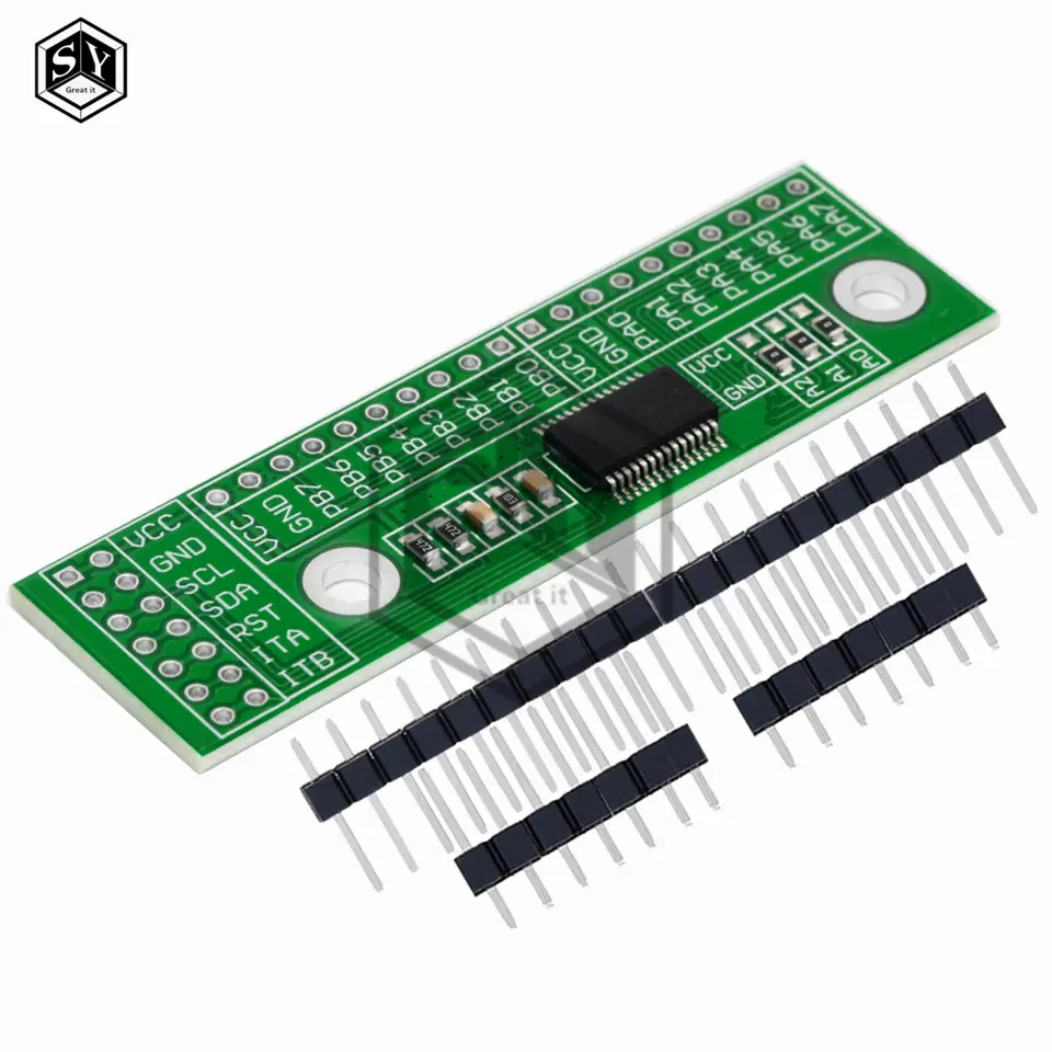 MCP23017-E/SS I2C IIC Expander Board Module I2C to 16IO IIC Input/Output Expansion Board MCP23017 3.0V-5.5V image 3