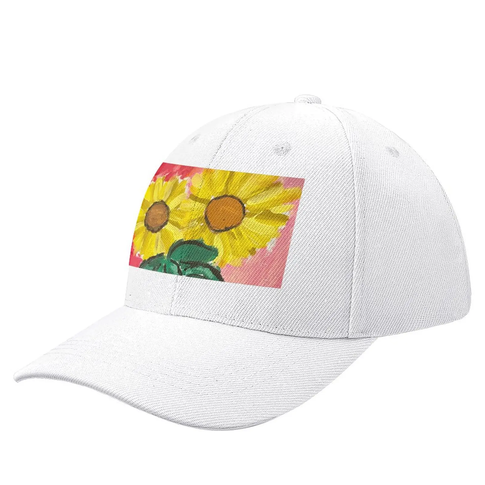 

Yellow Petals Baseball Cap custom Hat cute Women Beach Fashion Men's