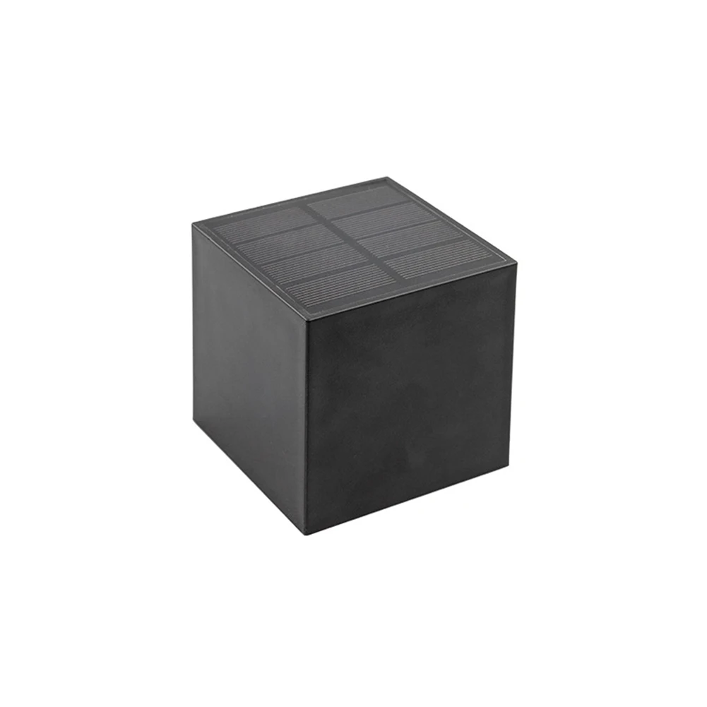 Square Led Solar Wall Lights 2 Modes 2800-3000k 24-26lm Ip65 Waterproof Outdoor Automatic Night Lamp
