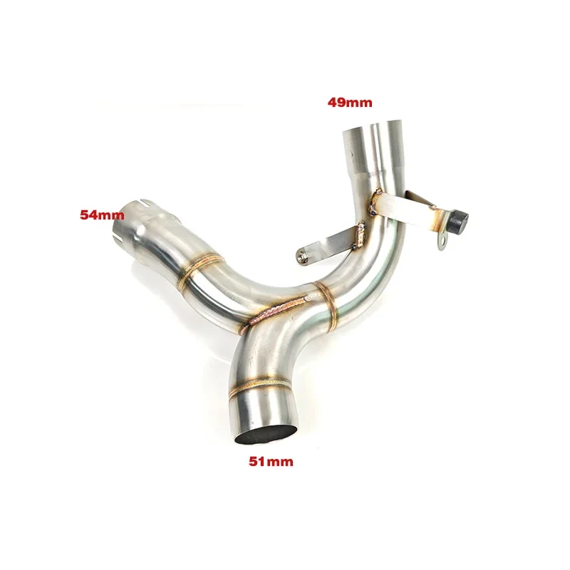 Per Ducati Multistrada 1260 / S 2018 2019 2020 MTS1260 MTS 1260 1260S Fuga Silenziatore Di Scarico Moto Collegamento Tubo Slip-on - immagine 4