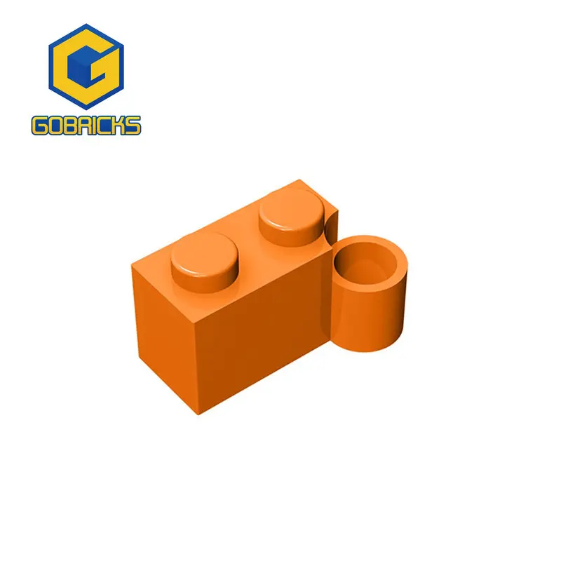 Gobricks 10PCS MOC Bricks HINGE 1X2 LOWER PART compatible with 3831 children's toys DIY Assembles Building Blocks Technical 3