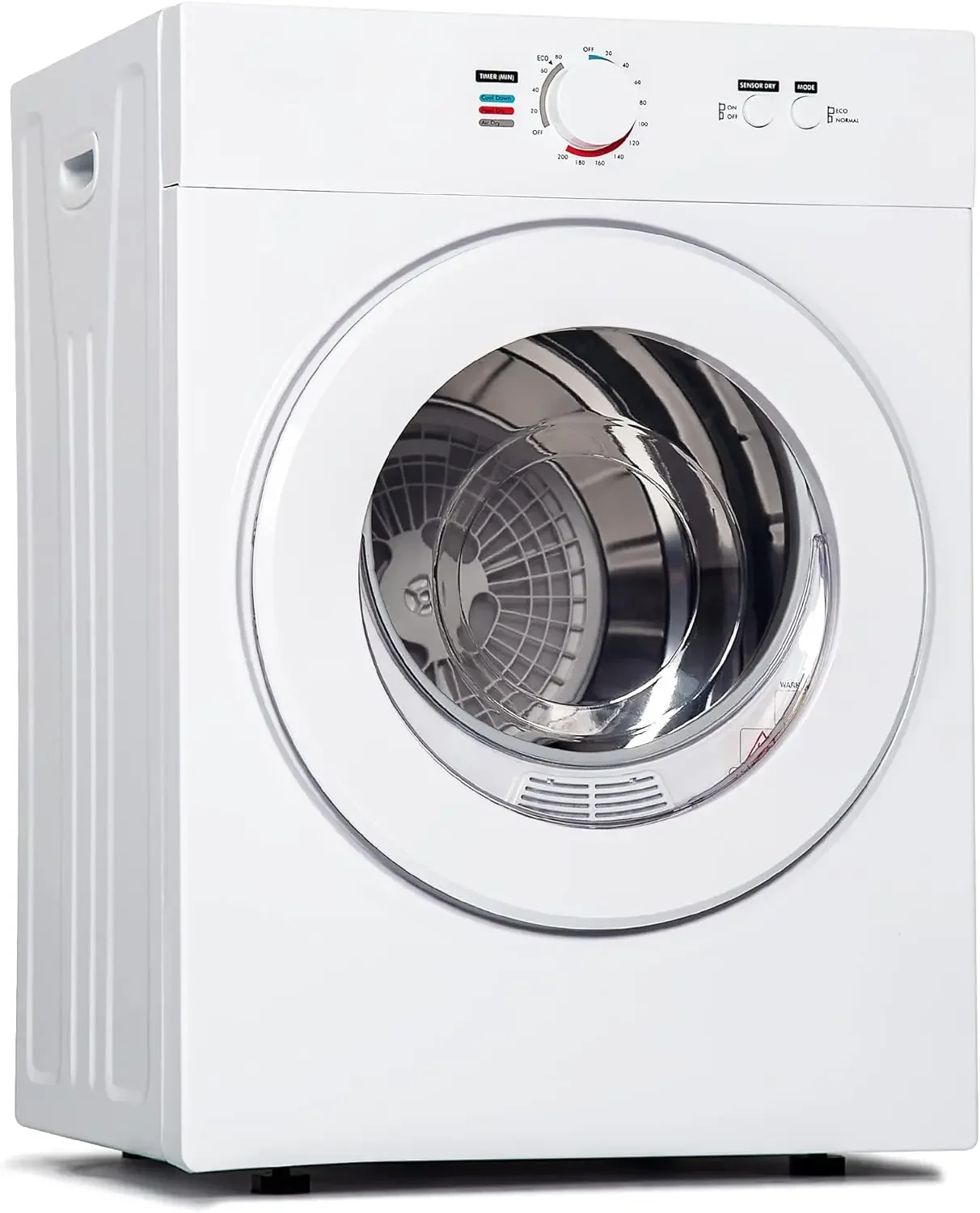 NEW Compact Dryer 1.8 cu. ft. Portable Clothes Dryers with Exhaust Duct with Stainless Steel Liner Four Function Small Dryer