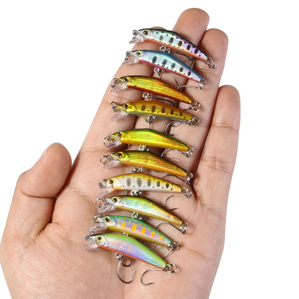 1pcs 4.3cm 1.6g Pesca Stream micro Fishing Lure Sinking Minnow Artificial Hard Bait For Bass Carp Pike SalmonTrout Panfish Lure