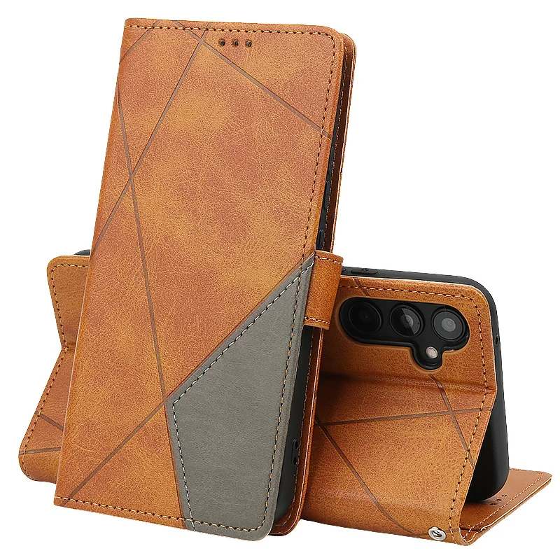 Wallet Business Magnetic Flip Leather Case with Card Slot and Photo Frame Cover