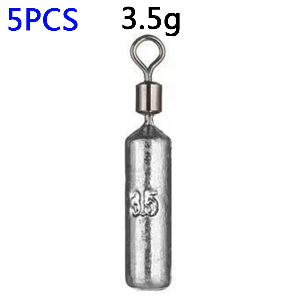 Precision Casting Fishing Sinkers - Assorted Weights (5-Pack)