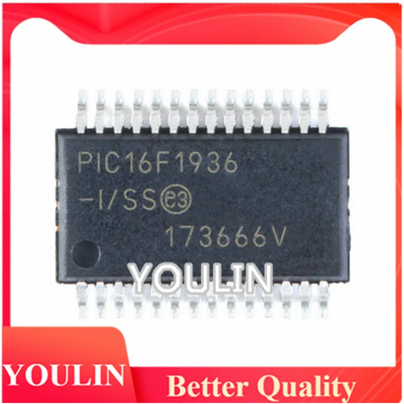 

2pcs Original genuine patch PIC16F1936-I/SS SSOP-28 microcontroller 8-bit chip