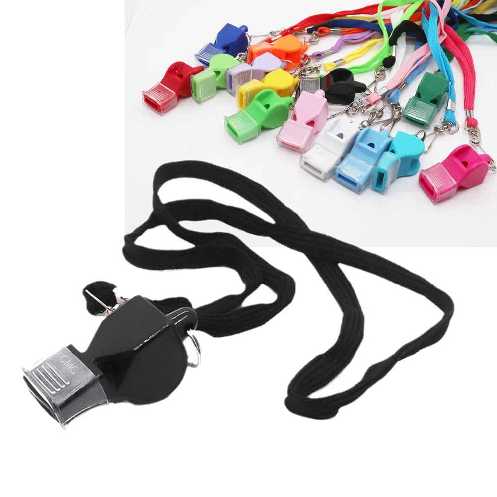 Professional Pealess Sports Whistle with Lanyard - Extremely Loud for Coaches, Referees, and Lifeguards