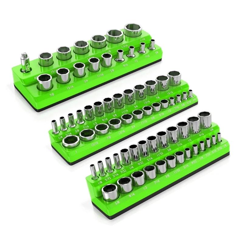 Socket Tray SAE & Metric Socket Holder for Efficient Tool Organization,for Professional Use Stand Holder 40JE 5