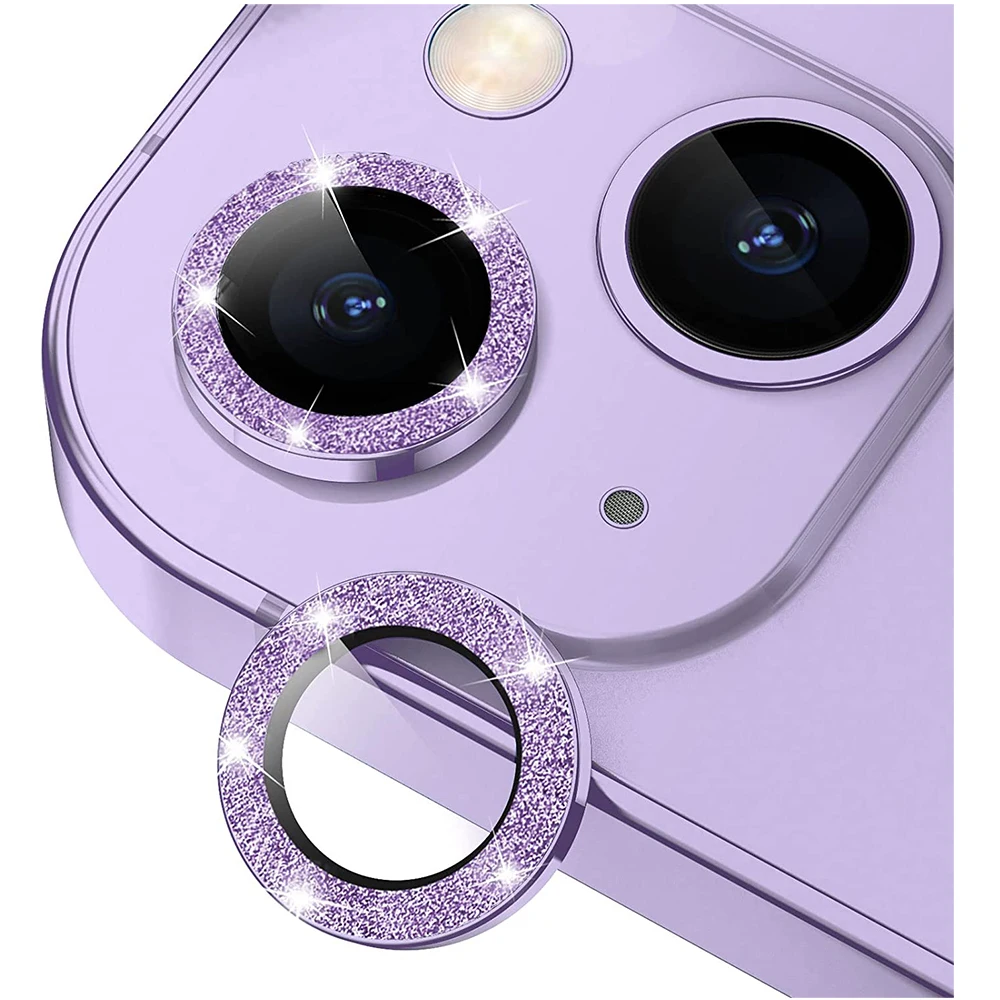 Glitter Diamond Tempered Glass Camera Lens Protector Screen Film