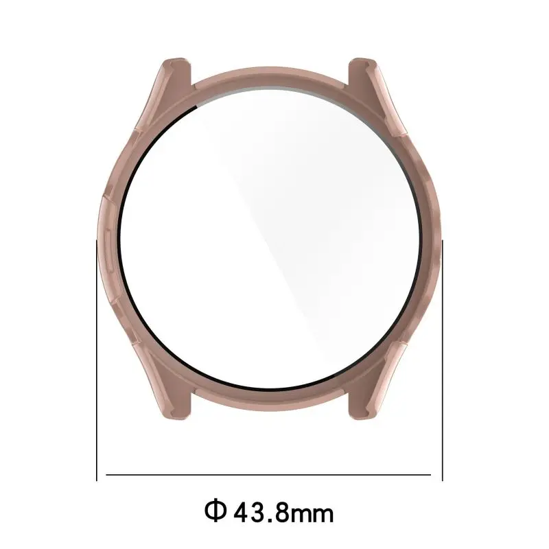 Premium Tempered Glass Smartwatch Case with Strap, Bumper Cover, and Screen Protector