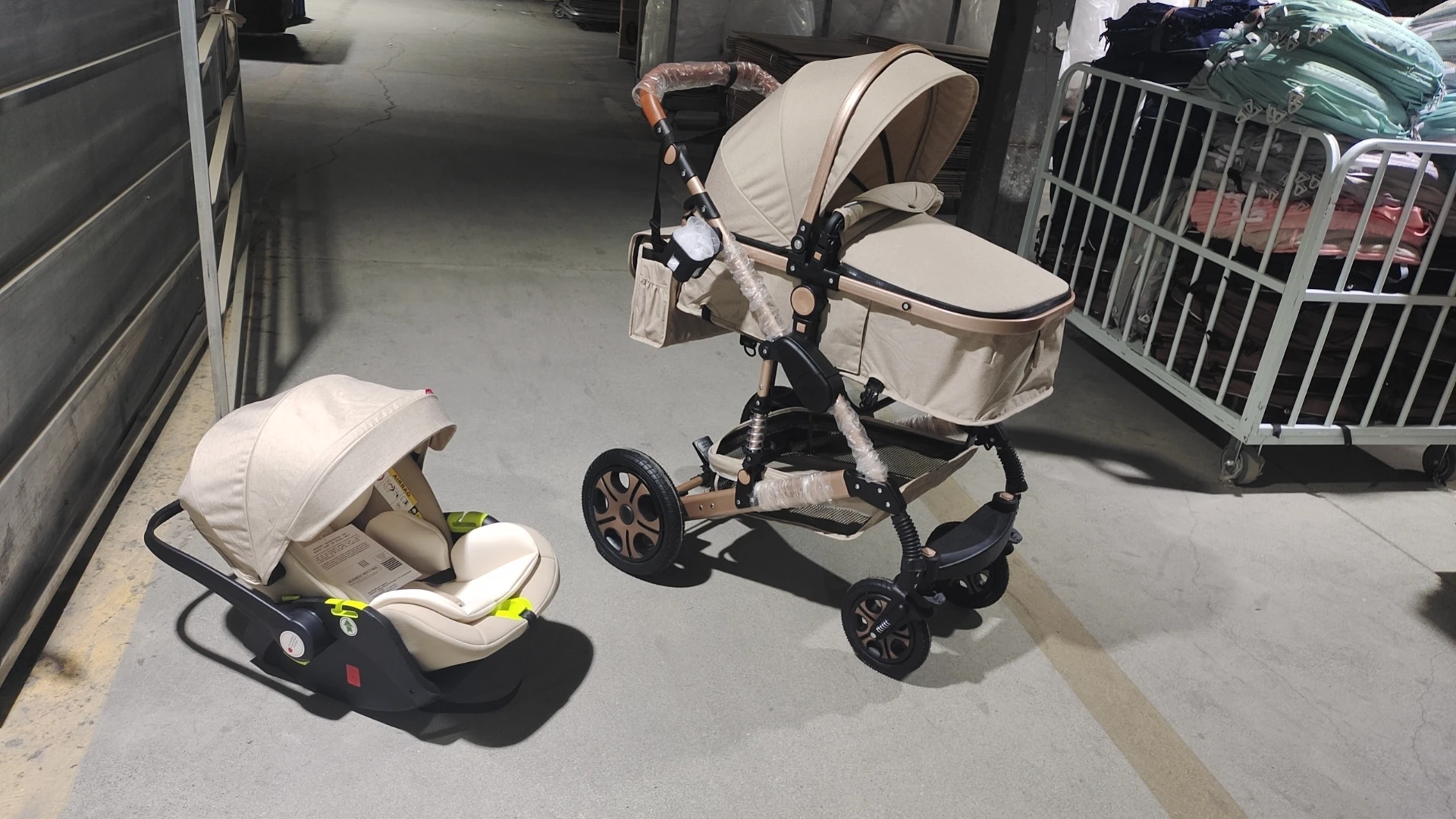 3 in 1 Baby Stroller Baby Travel System Baby Carriage 3in1 with Isofix Base Foldable Newborn Pram Reversible Standard Stroller baby stroller