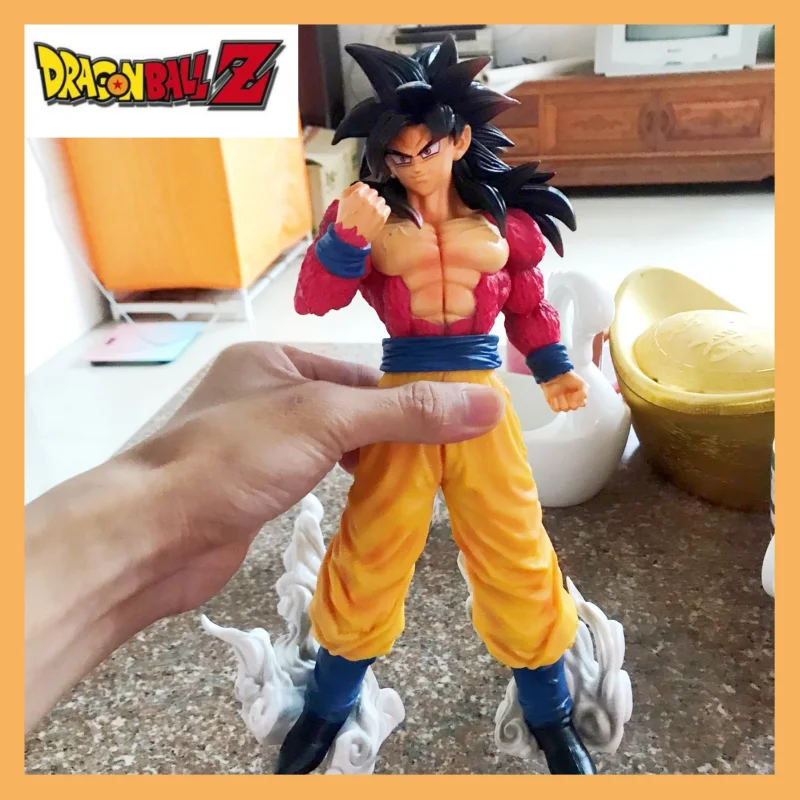

30cm Goku Dragon Ball Figure Ssj4 Son Goku Action Figure Gk Super Saiyan 4 Anime Pvc Statue Collection Model Decration Kid Gift