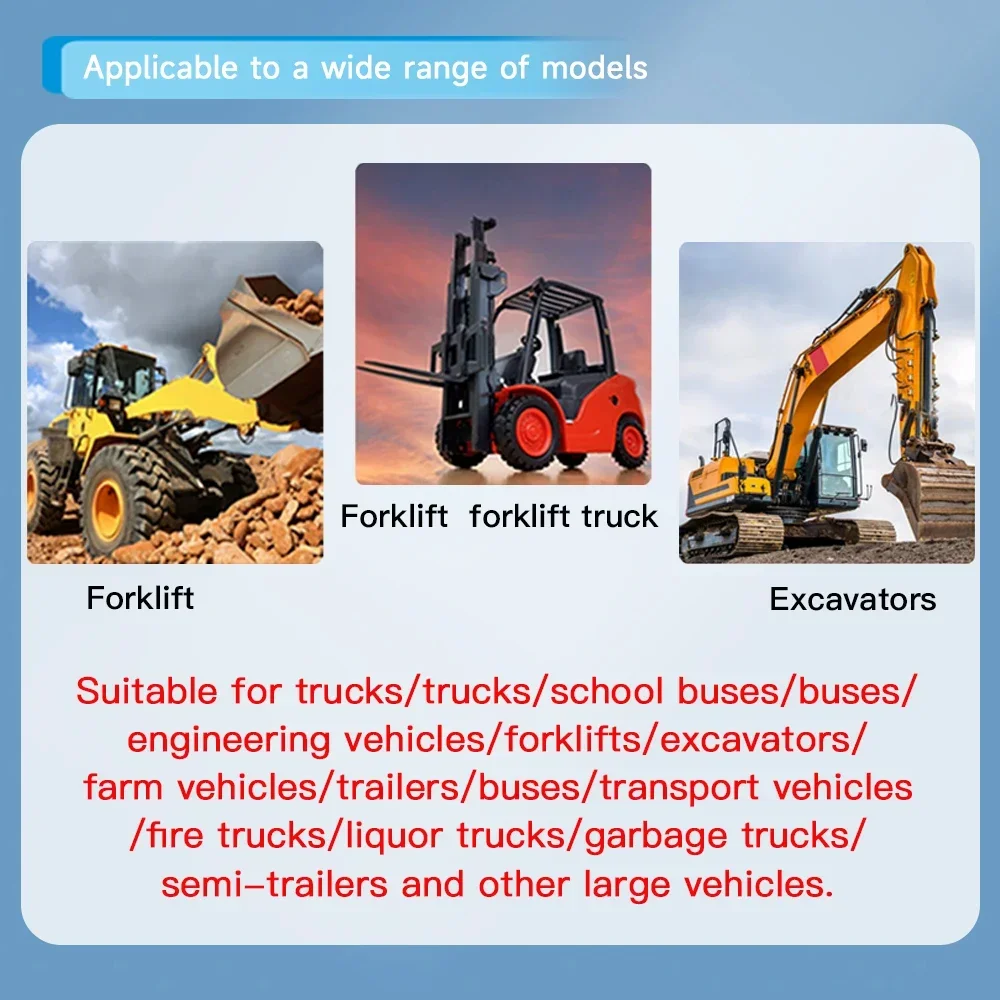 지게차 경보 시스템 AI 모니터링 시스템 엔지니어링 차량 변조 방지 버저 음성 알람, 지게차 충돌 방지 시스템