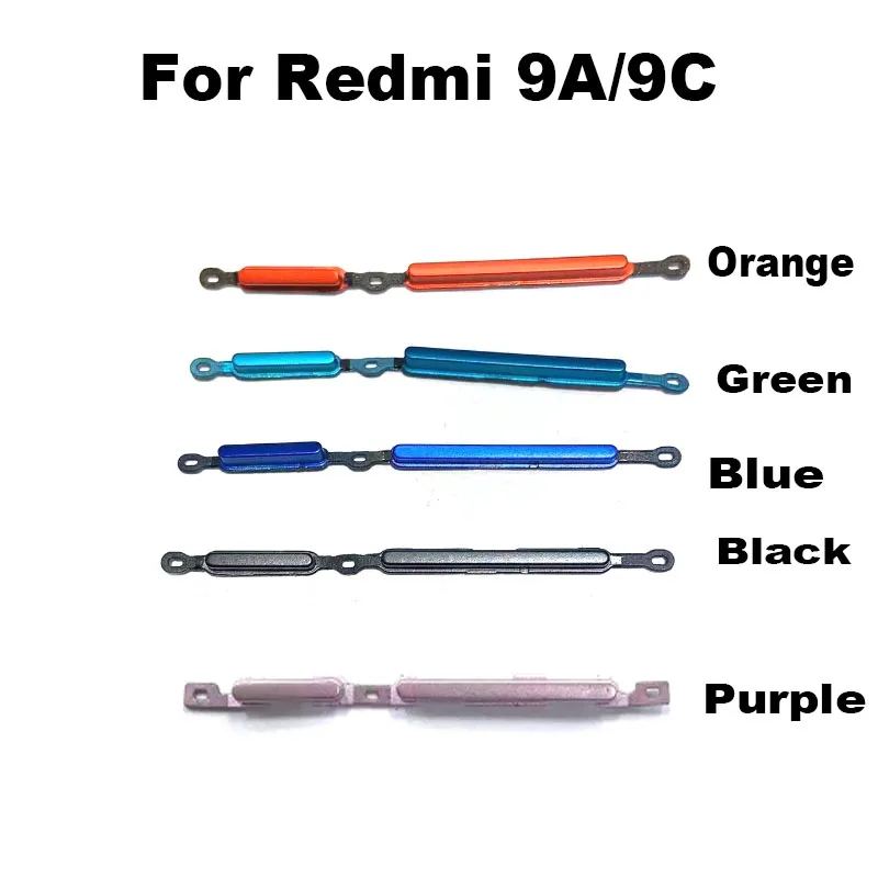 Power Volume Button Switch Xiaomi Redmi 9A On Off Side Keys Replacement Repair Parts