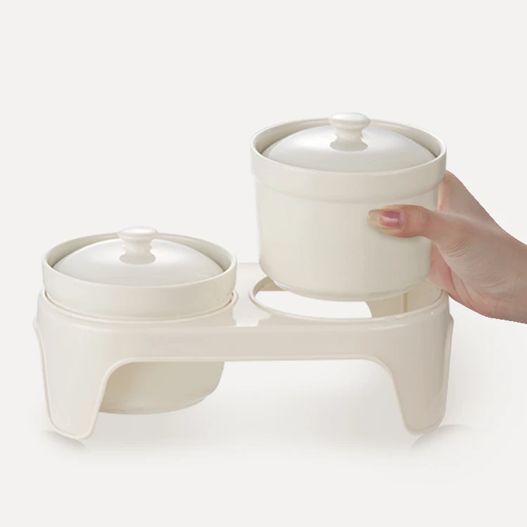 Convenience Mini Rice Cooker Steamer 3-Tier Electric Vegetable and Food Steamer Cooker