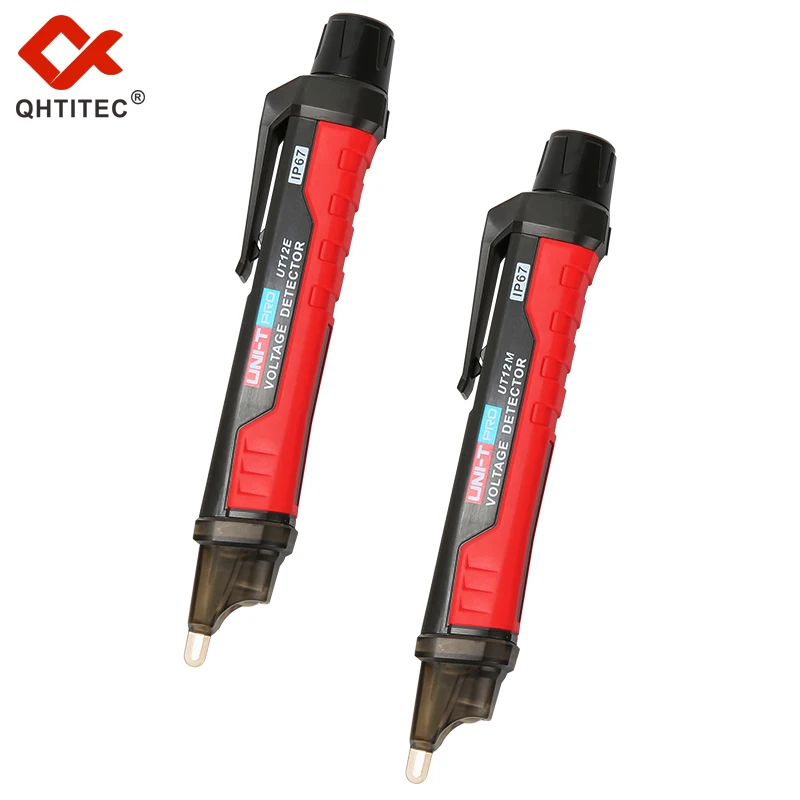 

UNI-T UT12E Mini Test Pen Socket Wall AC Voltage Detector Indicator 24V-1000V Non Contact Volt Current Digital Electric Sensor